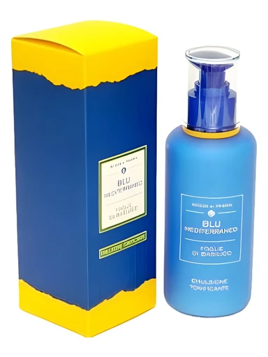 Blu Mediterraneo Foglie di Basilico